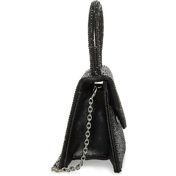 NWT Sparkling Bling Swarovski Crystal Rhinestones: Steve Madden Bag Purs… - Picture 7 of 15